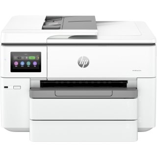 HP Officejet Pro 9730e Wide Format All-in-One - Multifunktionsdrucker - Farbe - Tintenstrahl - A3/Ledger (297 x 432 mm) (Original) - A3 (Medien) - bis zu 18 Seiten/Min. (Kopieren) - bis zu 22 Seiten/Min. (Drucken) - 250 Blatt - USB 2.0, LAN, Wi-Fi(ac