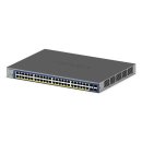 NETGEAR Smart GS752TXP - V3 - Switch - L3 Lite - Smart - 48 x 10/100/1000 (PoE+) + 4 x SFP+ - Desktop, an Rack montierbar - PoE+ (380 W)