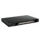 D-LINK Switch 20G 2XG 2SFP+ PoE 370W 20x10/100/1000 2x10G...