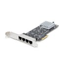 StarTech 4-Port 2.5Gbps NBASE-T PCIe Network Card, Intel...