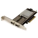 StarTech 10G Network Card - 2x 10G Open SFP+ Multimode LC...