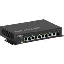 NETGEAR AV Line M4250-9G1F-PoE+ - Switch - L3 - managed - 8 x 10/100/1000 (8 PoE+) + 1 x 10/100/1000 + 1 x Gigabit SFP - Seite-zu-Seite-Luftstrom - an Rack montierbar - PoE+ (110 W)