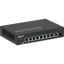 NETGEAR AV Line M4250-9G1F-PoE+ - Switch - L3 - managed - 8 x 10/100/1000 (8 PoE+) + 1 x 10/100/1000 + 1 x Gigabit SFP - Seite-zu-Seite-Luftstrom - an Rack montierbar - PoE+ (110 W)