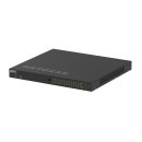 NETGEAR AV Line M4250-26G4XF-PoE+ - Switch - L3 - managed - 24 x 10/100/1000 (PoE+) + 2 x 10/100/1000 + 4 x 1 Gigabit / 10 Gigabit SFP+ - Seite-zu-Seite-Luftstrom - an Rack montierbar - PoE+ (480 W)