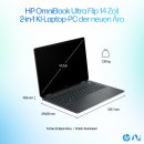 HP OmniBook Ultra Flip 14" 2,8k OLED Touch Core Ultra 7 256V 16GB/1TB SSD Windows 11 Home - 14-fh0075ng inkl. HDMI Adapter & Pen Copilot+PC