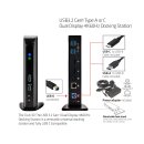 Club 3D SenseVision USB 3.0 Dual Display 4K60Hz Docking Station