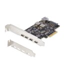 StarTech 5-Port USB PCIe Card, USB 3.2 10Gbps, PCI...