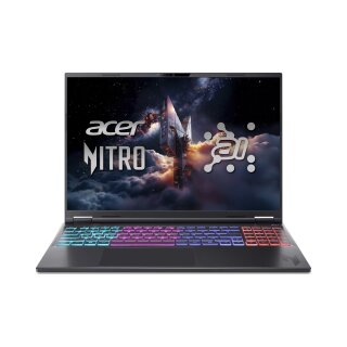Acer Nitro 16 AI Gaming-Notebook | AN16S-61 | Schwarz