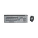 Hama Multi-Device-Tastatur-Maus-Set WKM-750 kabellos LED...