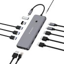 Verbatim CMH-13 USB Typ-C 10000 Mbit/s Silber