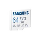 Samsung EVO Plus microSD-Speicherkarte (2024) (inkl. SD...