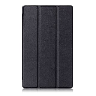 Schutzhülle für Amazon Fire HD8 (6. Generation 2016) 8.0 Zoll Smart Slim Case Book Cover Stand Flip HD 8 (Schwarz)