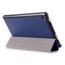 Tasche für Amazon Fire HD8 (6. Generation 2016) 8.0 Zoll Schutz Hülle Flip Tablet Cover Case HD 8 (Blau)