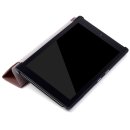 Hülle für Amazon Fire HD8 (6. Generation 2016) 8.0 Zoll Schutzhülle Etui Tablet Tasche Smart Cover HD 8 (Braun)