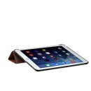 Schutzhülle für Apple iPad Air 2 9.7 Zoll Smart Slim Case Book Cover Stand Flip iPad 6 (Braun)