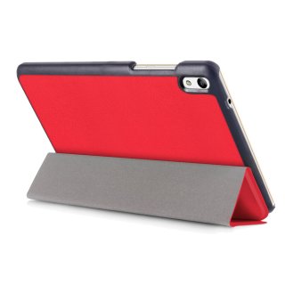 Schutzhülle für Huawei Honor Pad 2 8.0 Zoll Smart Slim Case Book Cover Stand Flip (Rot)