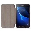 Schutzhülle für Samsung Galaxy Tab A SM-T280 7.0 Zoll Smart Slim Case Book Cover Stand Flip T285 (Lila)