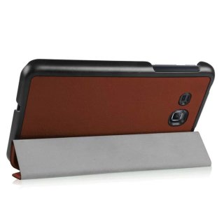 Schutzhülle für Samsung Galaxy Tab A SM-T280 7.0 Zoll Smart Slim Case Book Cover Stand Flip T285 (Braun)