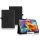 Tasche für Samsung GALAXY Tab 4 10.1 Zoll SM-T530 T531 T533 T535 Smart Slim Case Book Cover Stand Flip (Schwarz)