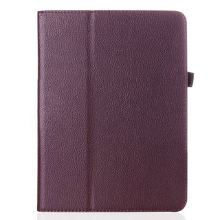 Tasche für Samsung GALAXY Tab 4 10.1 Zoll SM-T530 T531 T533 T535 Smart Slim Case Book Cover Stand Flip Folie (Braun)