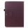 Tasche für Samsung GALAXY Tab 4 10.1 Zoll SM-T530 T531 T533 T535 Smart Slim Case Book Cover Stand Flip Folie (Braun)