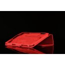 Tasche für Samsung Galaxy Tab A SM-T550 T551 T555 9.7 Zoll Schutz Hülle Flip Tablet Cover Case (Rot)