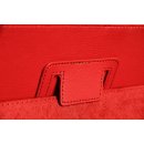 Tasche für Samsung Galaxy Tab A SM-T550 T551 T555 9.7 Zoll Schutz Hülle Flip Tablet Cover Case (Rot)