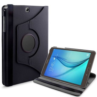 Tasche für Samsung Galaxy Tab A SM-T550 T551 T555 9.7 Zoll Schutz Hülle Flip Tablet Cover Case (Schwarz)