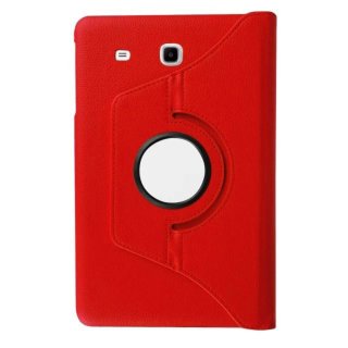 Hülle für Samsung Galaxy Tab E SM-T560 T561 9.6 Zoll Schutzhülle Etui Tablet Tasche Smart Cover Book Cover Folio Skin (Rot)
