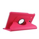 Hülle für Samsung Galaxy Tab E SM-T560 T561 9.6 Zoll Schutzhülle Etui Tablet Tasche Smart Cover Book Cover Folio Skin (Pink)