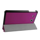 Smart Cover für Samsung Galaxy Tab E SM-T560 T561 9.6 Zoll Case Stand Slim Flip Book Cover Folio Skin (Lila)