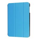 Tasche für Samsung Galaxy Tab A SM-T580 SM-T585 10.1 Zoll Schutz Hülle Flip Tablet Cover Case (Hellblau)