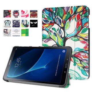 Hülle für Samsung Galaxy Tab A 10.1 SM-T580 T585 Zoll Schutzhülle Etui Tablet Tasche Smart Cover T580N T585N