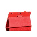 Tasche für Lenovo Tab 3 10 Business A10-70F TB3-X70 (F/L) PLUS 10.1 Zoll Schutz Hülle Flip Tablet Cover Case (Rot)