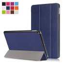 Smart Cover Hülle für Apple iPad 2017 2018 9,7 Schutzhülle Flip Case aufstellbare Tasche Bookstyle Design + GRATIS Stylus Touch Pen (Blau)