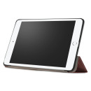 Smart Cover Hülle für Apple iPad 2017 2018 9,7 Schutzhülle Flip Case aufstellbare Tasche Bookstyle Design + GRATIS Stylus Touch Pen (Braun)