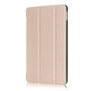Smart Cover Hülle für Apple iPad 2017 2018 9,7 Schutzhülle Flip Case aufstellbare Tasche Bookstyle Design + GRATIS Stylus Touch Pen (Champagne)