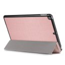 Smart Cover Hülle für Apple iPad 2017 2018 9,7 Schutzhülle Flip Case aufstellbare Tasche Bookstyle Design + GRATIS Stylus Touch Pen (Rosa)
