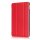 Smart Cover Hülle für Apple iPad 2017 2018 9,7 Schutzhülle Flip Case aufstellbare Tasche Bookstyle Design + GRATIS Stylus Touch Pen (Rot)