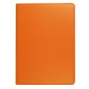 Schutzhülle für Apple iPad 2017 9.7 Zoll drehbares aufstellbares Cover Bookstyle Case Hülle (Orange)