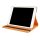 Schutzhülle für Apple iPad 2017 9.7 Zoll drehbares aufstellbares Cover Bookstyle Case Hülle (Orange)