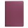 Schutzhülle für Apple iPad 2017 9.7 Zoll drehbares austellbares Cover Bookstyle Case Hülle (Lila)