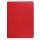 Schutzhülle für Apple iPad 2017 9.7 Zoll drehbares austellbares Cover Bookstyle Case Hülle (Rot)