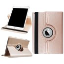 Schutzhülle für Apple iPad 2017 9.7 Zoll drehbares austellbares Cover Bookstyle Case Hülle (Bronze)