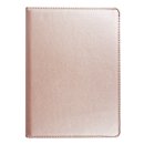 Schutzhülle für Apple iPad 2017 9.7 Zoll drehbares austellbares Cover Bookstyle Case Hülle (Bronze)