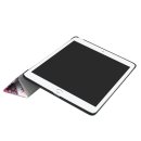 Smart Cover Hülle für Apple iPad 2017 2018 9,7 Schutzhülle Flip Case aufstellbare Tasche Bookstyle Designer + GRATIS Stylus Touch Pen (Idylle)