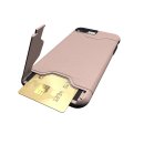 Schutzhülle für Apple iPhone 7 Plus 5.5 Zoll aufstellbares Hardcase mit Kartenfach Schutzcover (Bronze)