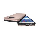 Schutzhülle für Samsung Galaxy J3 2017 5.0 Zoll SM-J320 Schutzcover aufstellbares Hardcase mit Kartenfach (USA VERSION)