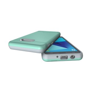 Schutzhülle für Samsung Galaxy J5 2017 4.8 Zoll SM-J500F Schutzcover aufstellbares Hardcase mit Kartenfach (USA VERSION)