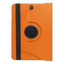 Schutzhülle für Samsung Tab S3 9.7 Zoll Cover T820 / T825 Hardcase aufstellbar und um 360 Grad drehbares Case Tasche Hülle (Orange) + GRATIS Stylus Touch Pen